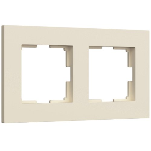 Рамка универсальная Werkel Slab 2-м. айвори матовый картинка